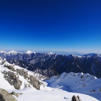 後立山連峰も撮影。
