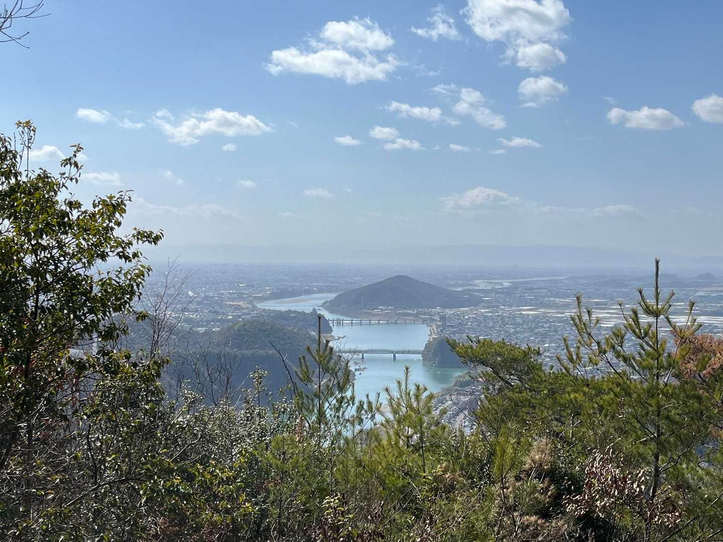 鳩吹山遊歩道真禅寺入口-鳩吹山-両見山-桃山-桃山ルート入 周回コースの写真