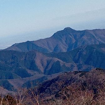 大岳山のアップ！
