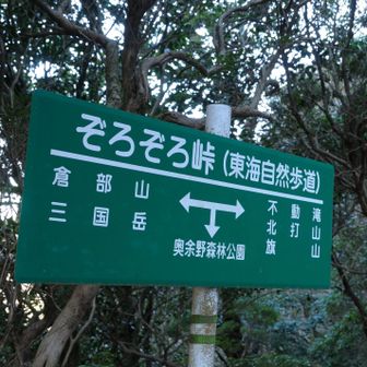 ゾロゾロ峠(559m)。もう帰りたい…