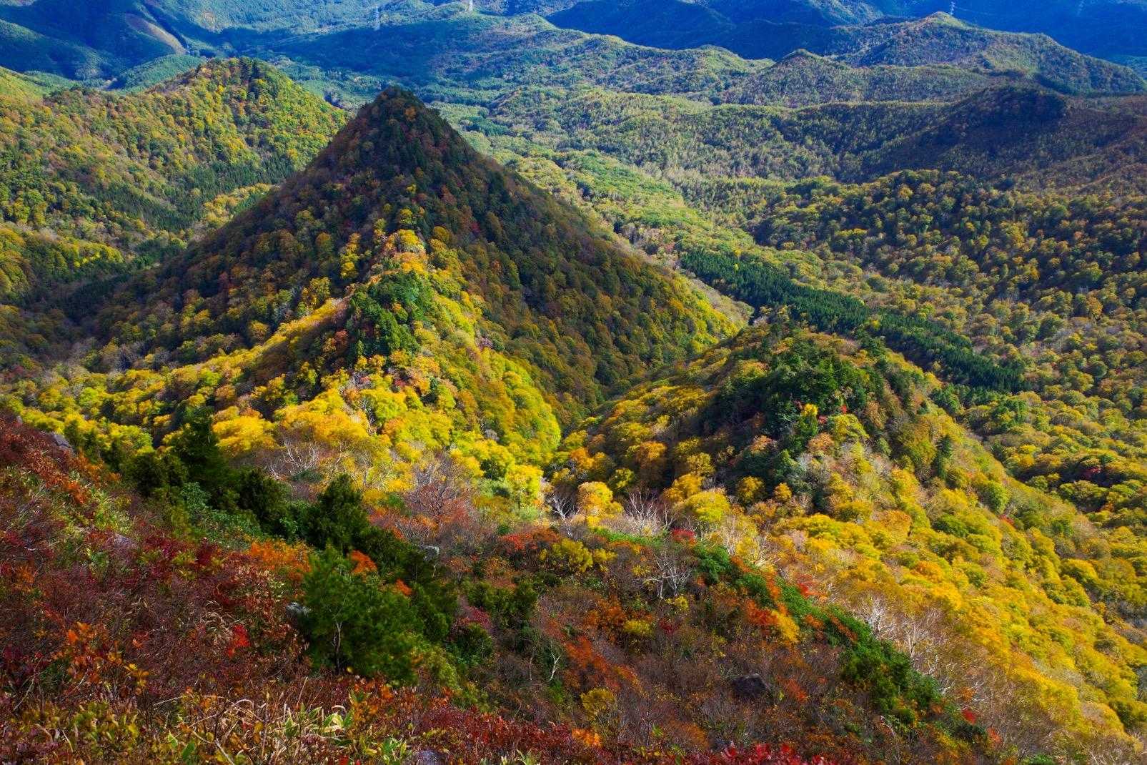 黒森沢コース登山口-七ヶ岳-三番岳-下岳-下岳登山口 周回コースの写真