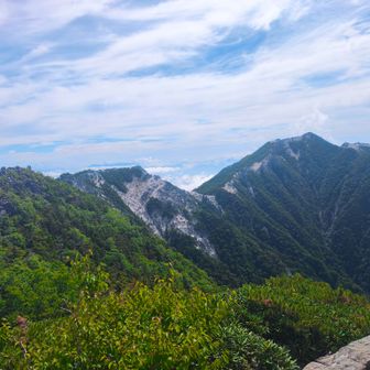 あっちの稜線か…戻ります…