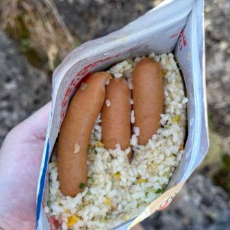 中にはウインナー入れた！