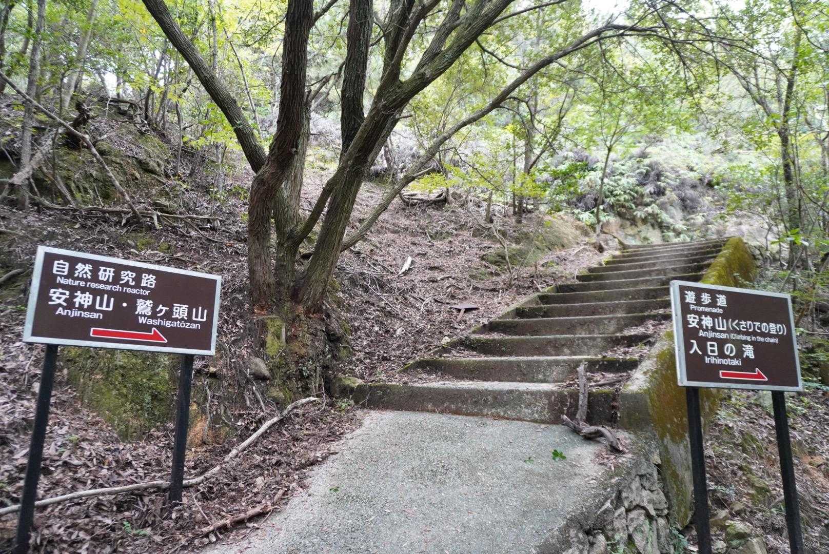 遊歩道へ