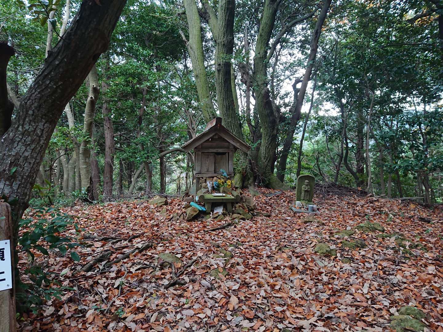 白鹿山山頂の祠