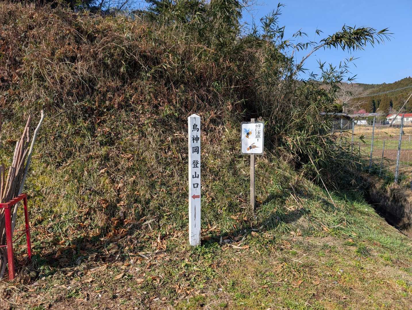 鳥神岡 往復コースの写真