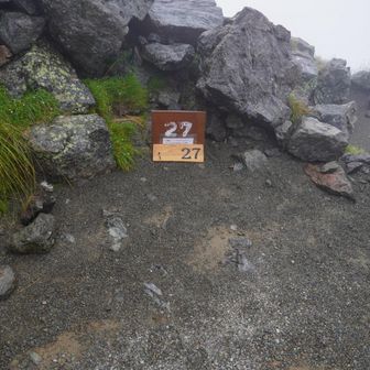 槍ヶ岳山荘キャンプ場
27番テントサイト⛺
設営後の写真撮り忘れた💦
