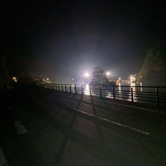 奈良田駐車場よりブラックスタート！