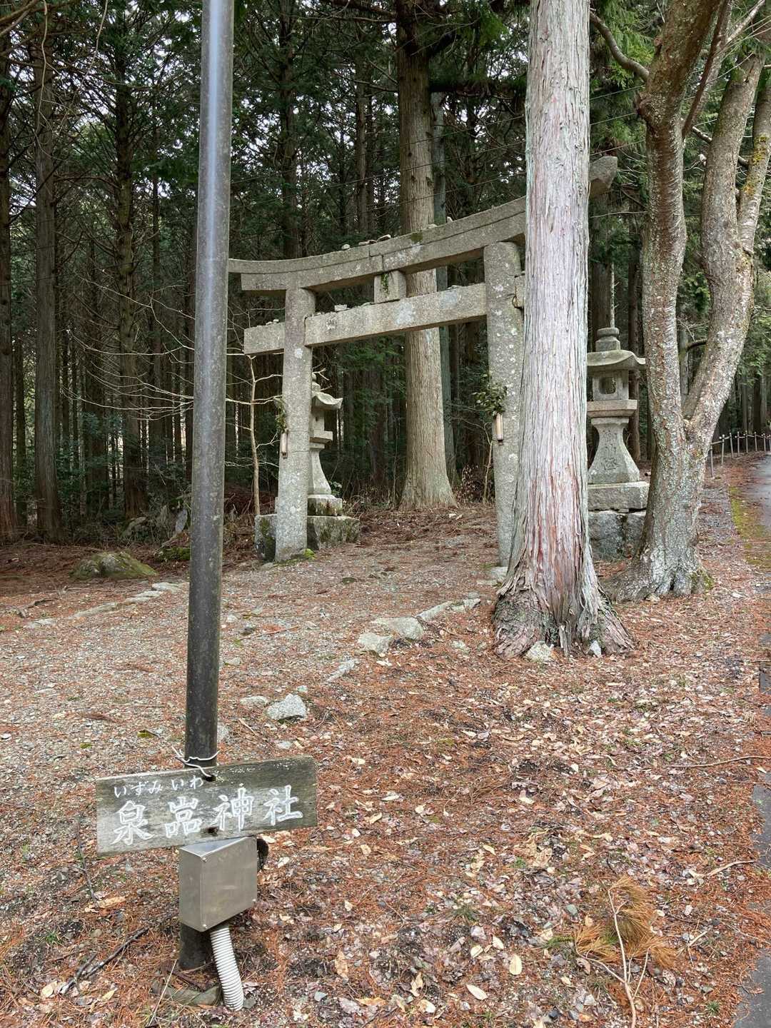 泉嵓神社からスタート▶️