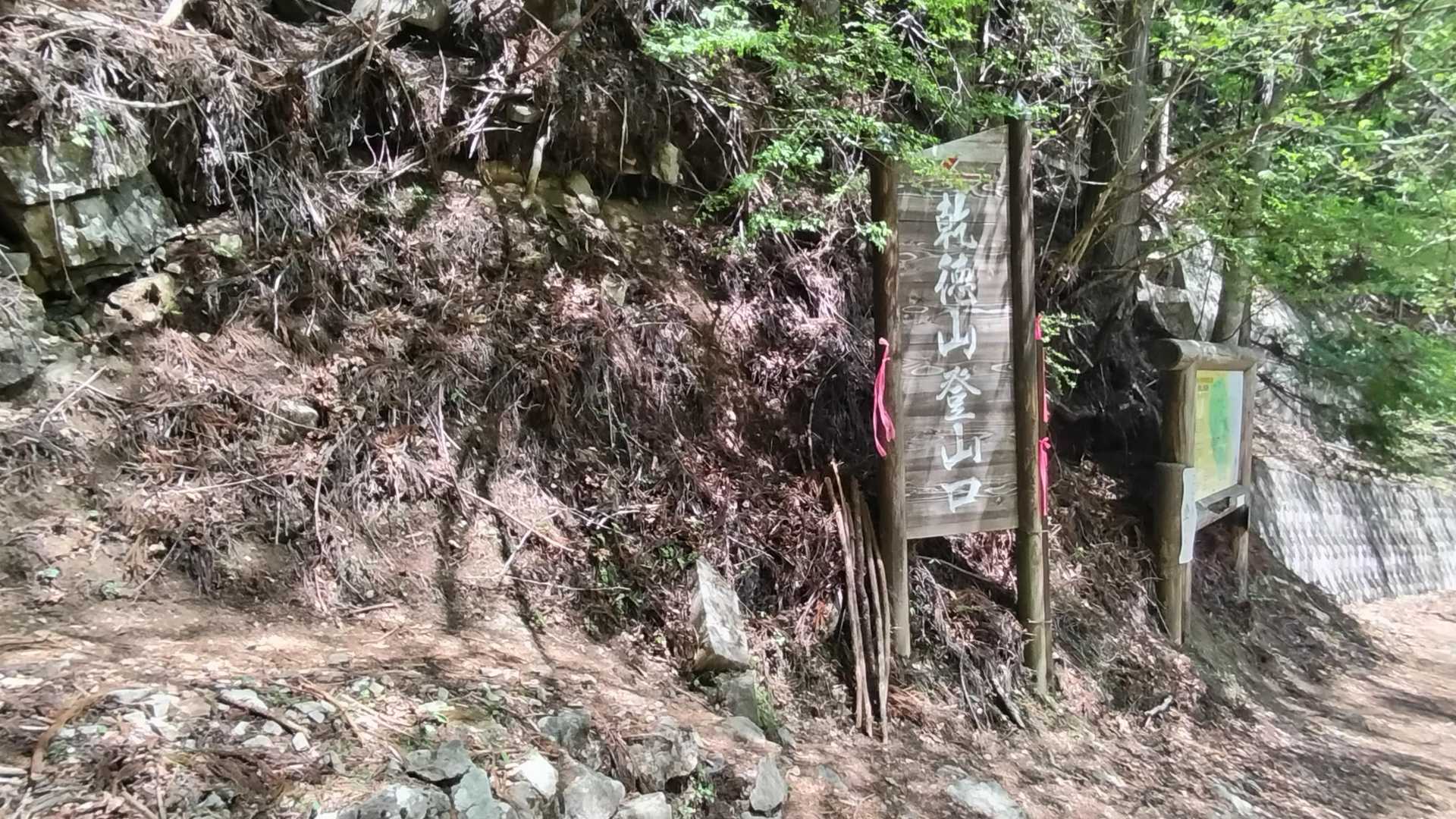 登山口まで下って来ましたが
時間があるので…