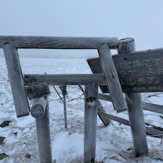 牛伏山のプレート