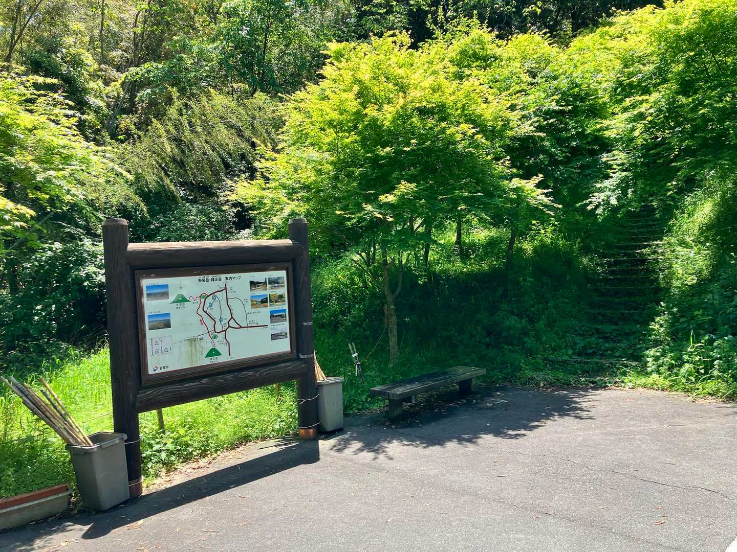 諸正岳 往復コースの写真