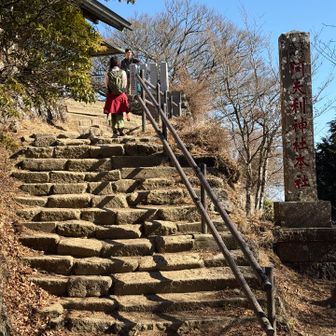 阿武利神社本社。ここが大山の山頂となります。