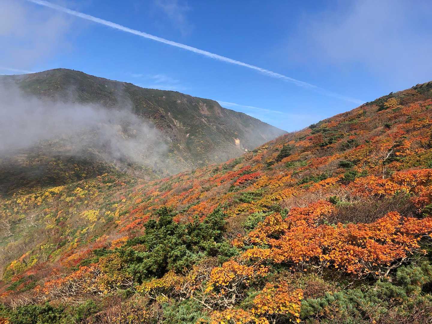 水引入道-屏風岳-南屏風岳-不忘山-白石女子校小屋跡 周回コースの写真