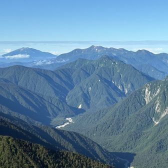 御嶽山と乗鞍岳