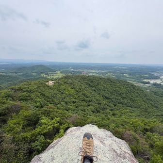 天狗岩で一休み