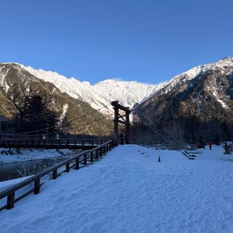 圧巻の光る穂高連峰