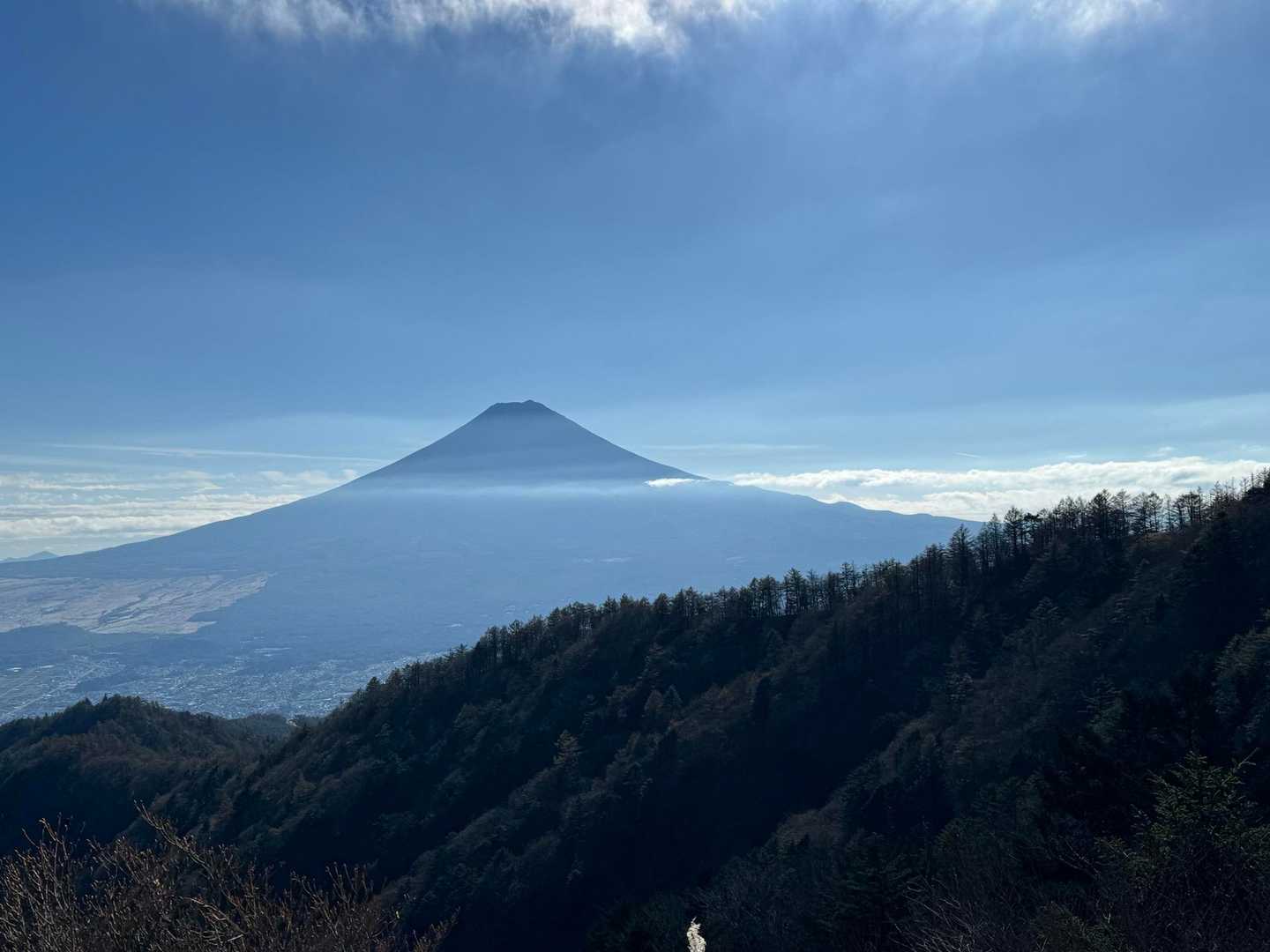 三ッ峠山荘からの富士山✨