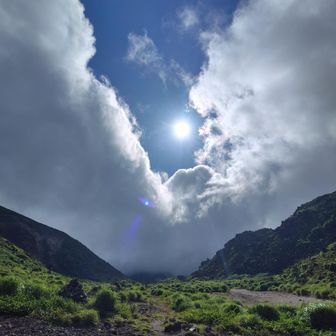 太陽☀が顔を出す