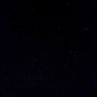 牧ノ戸峠登山口からいきなり綺麗な星空です。