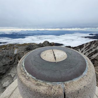 白馬岳山頂から