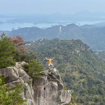 サッシーとライオン岩🦁の絶景✨