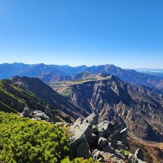 見てみたかった五色ヶ原
で、気がついたら浄土山を通り過ぎている事に気付く