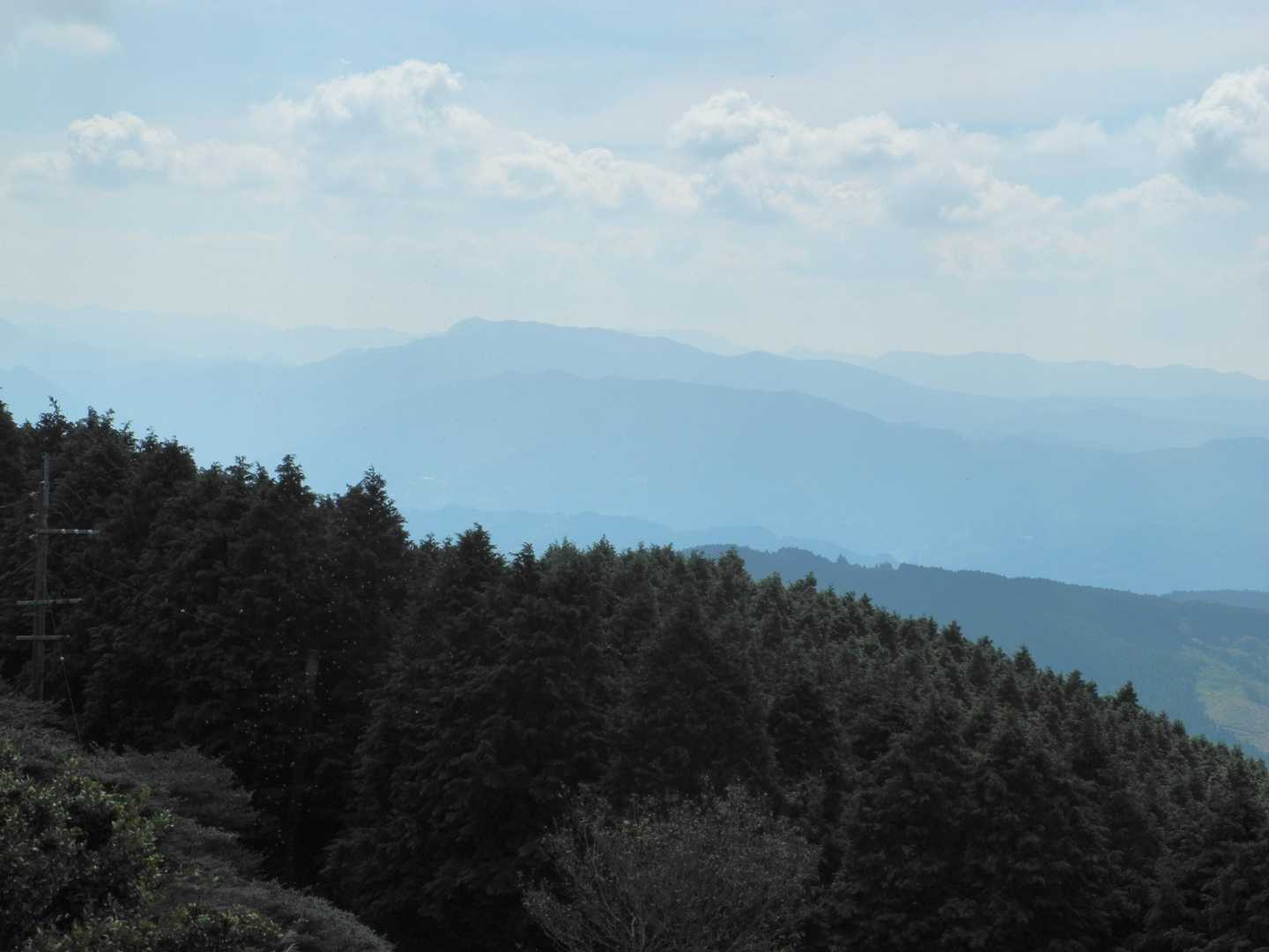 鷹取山周回コース | 耳納連山の東端から街と山並みを一望の写真