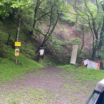 8時、気温13度
内山峠駐車場をスタート