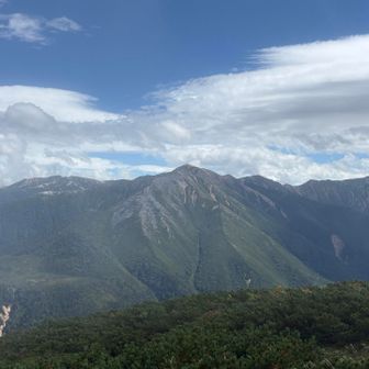 赤牛岳カッコいい