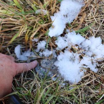 大開平の三角点はちょっと埋まり気味
ポチっと