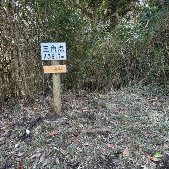 頂上です。眺望はありません