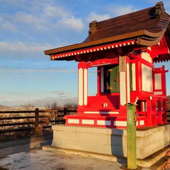 🙏
反対側の山に織姫神社が見えます⛩️