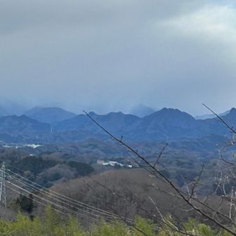 南牧方面は雪！降ってる