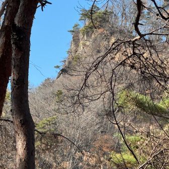 御前山山頂。すごいところですね。
