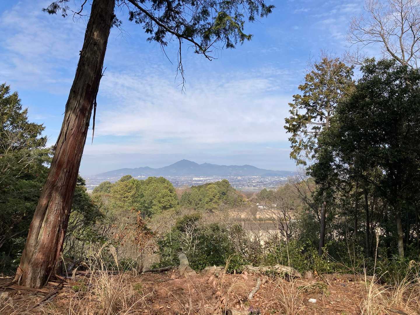 正面に金峰山
『ハナレザル』は無事に金峰山に行けたかなぁ？