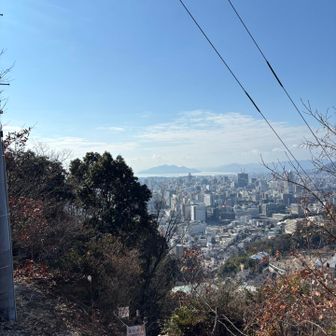 尾長山山頂から。