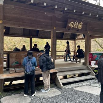 貴船神社の休憩場