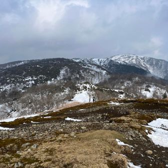 登ってみると意外に雪がない。銀世界を期待していました。26日に降ったのに溶けるの早いね…