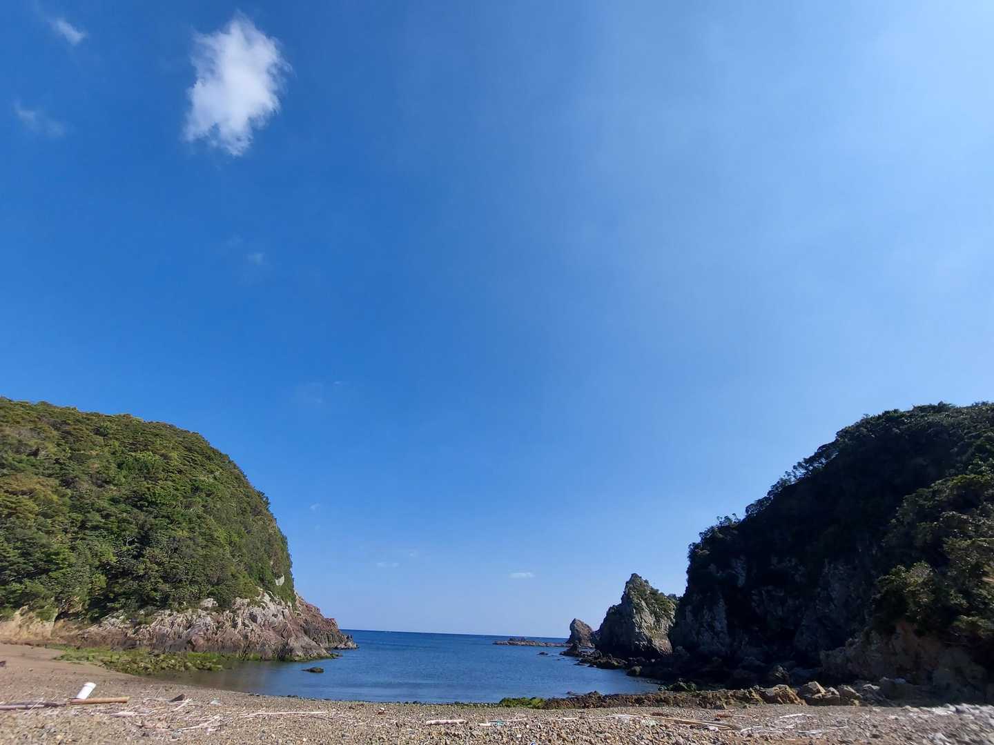 坊ノ岬灯台登山口-かごせ山-坊ノ岬山 縦走コースの写真