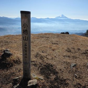 小楢山 古那羅山とも記される
標高は 1.713m 山梨百名山