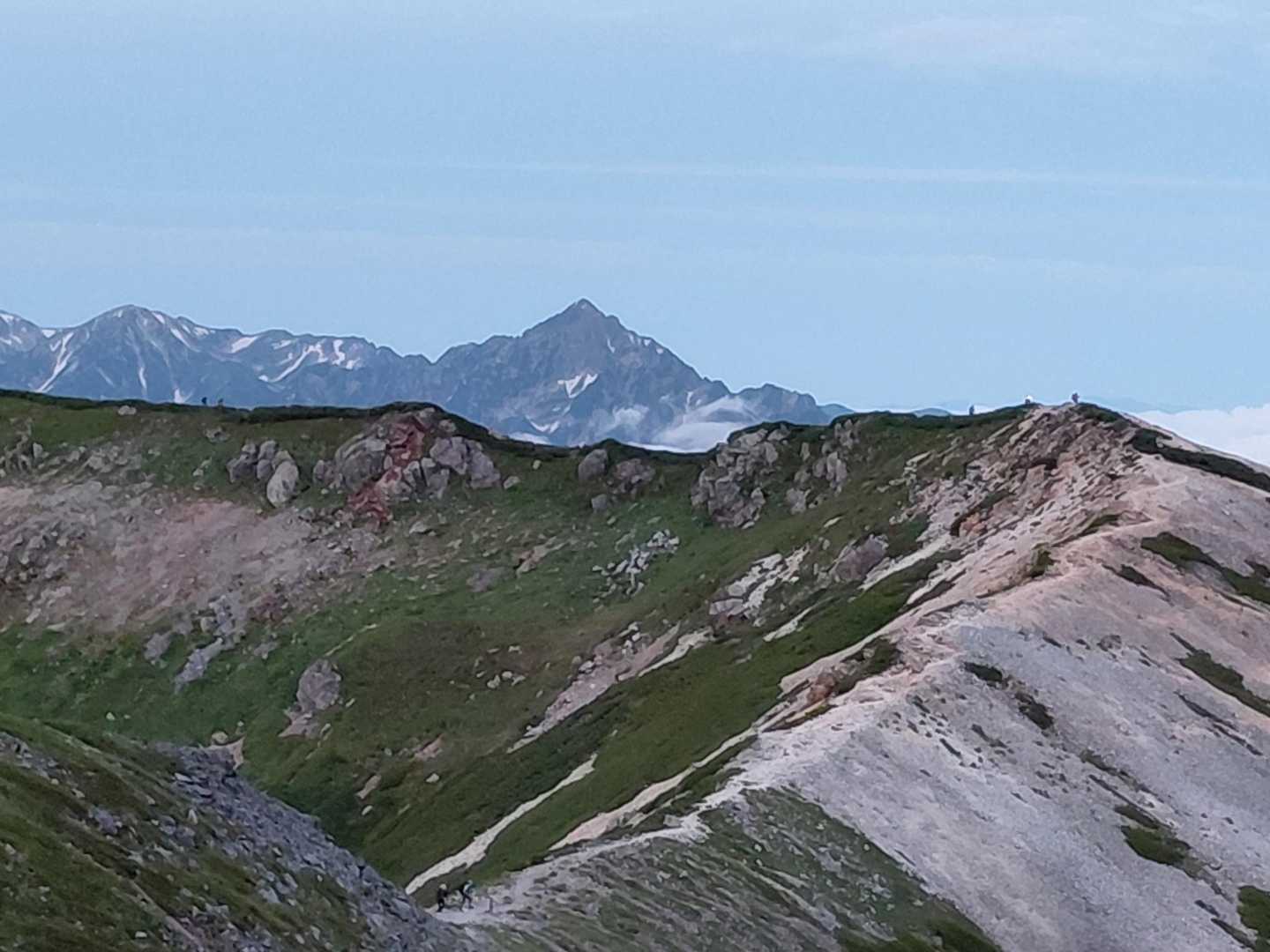 劔岳、キレイな形