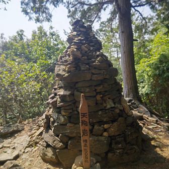 天狗岩に到着

ところで、
山に「天狗岩」て多いよね🤔
今年3ヶ月間の中だけでも
藤原岳、磐梯山、本宮山で計3カ所目