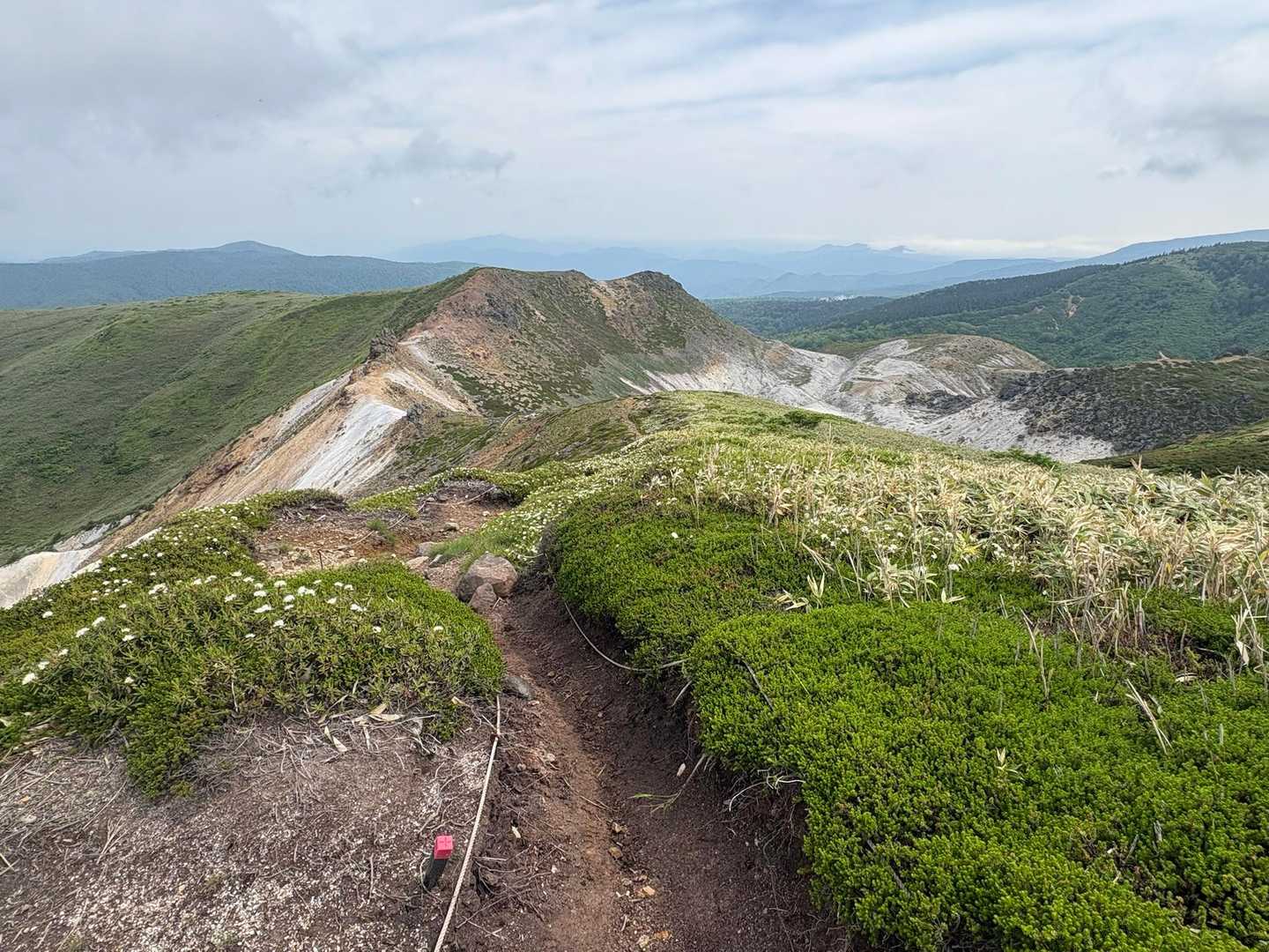 玉川温泉バス停-焼山-名残峠 往復コースの写真