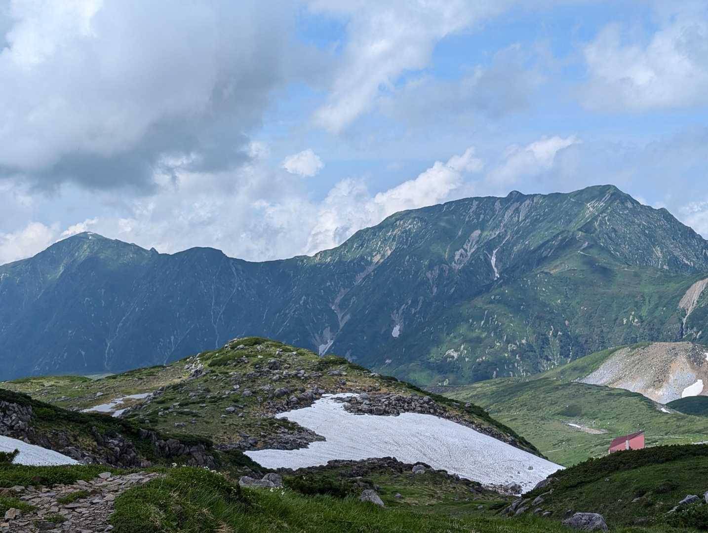 室堂登山口-浄土山-一ノ越 縦走コースの写真