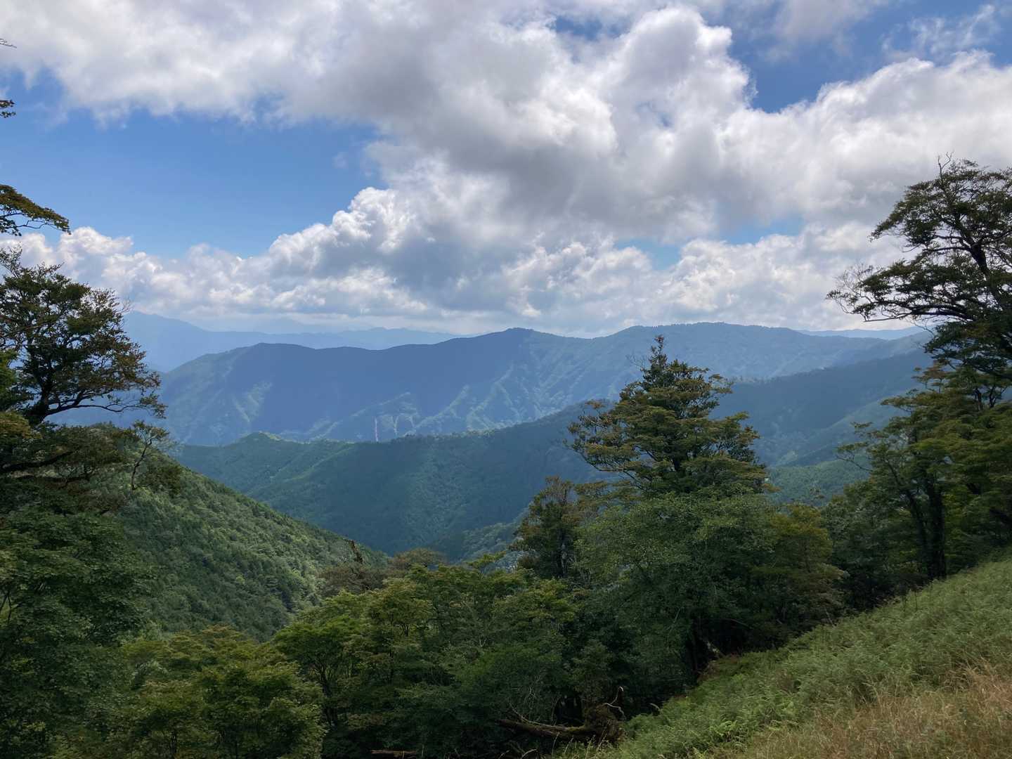行者還岳-七曜岳 往復コースの写真
