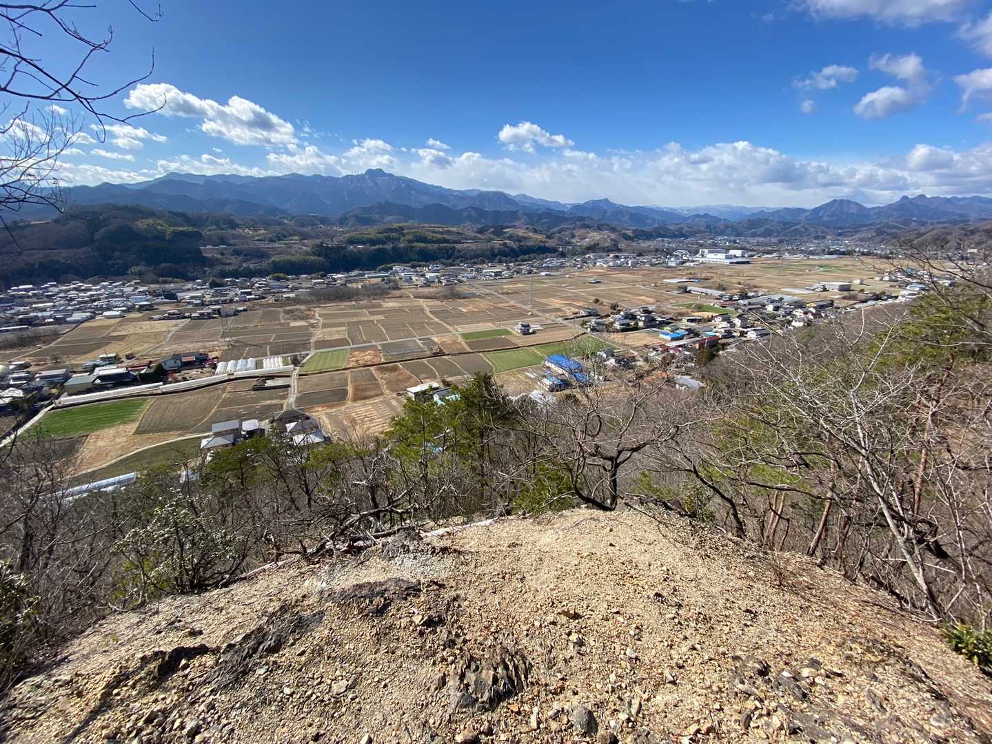 展望良いですよ〜田園風景広がってる〜