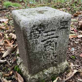 山頂の三角点