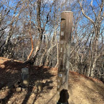 三頭山(東峰)💪