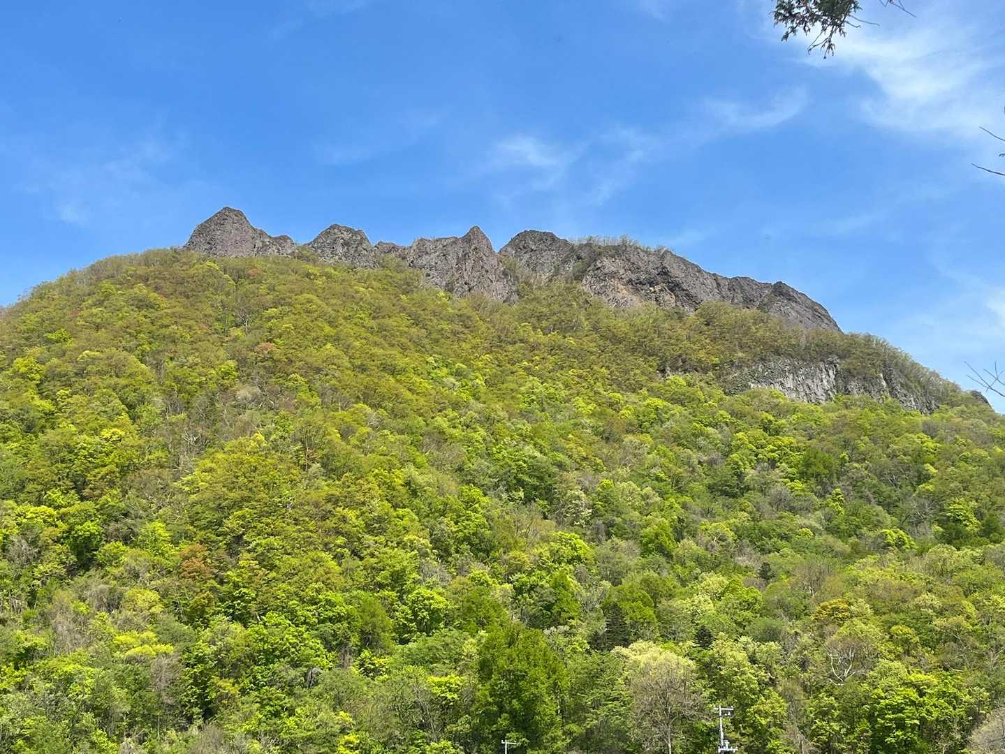 南口登山口-観音岩山-西口登山口-中央口登山口 周回コースの写真